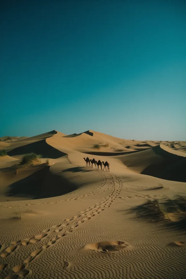 Entre Dunas y Viento Póster