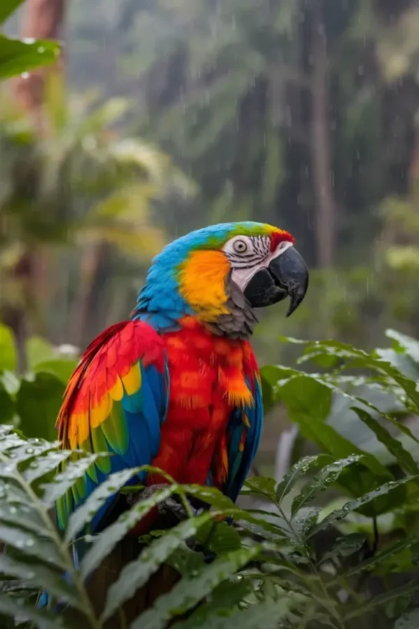 Entre Lluvias y Plumajes Póster