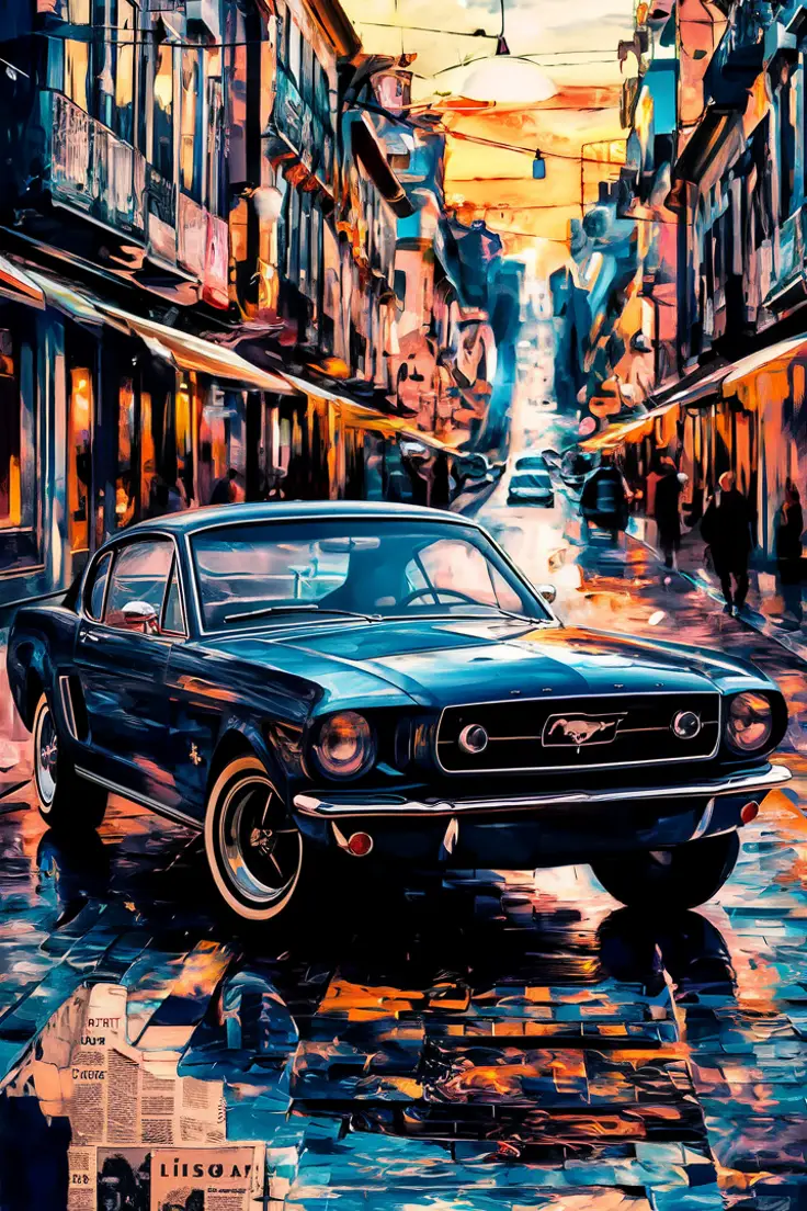 Mustang Urbano Póster